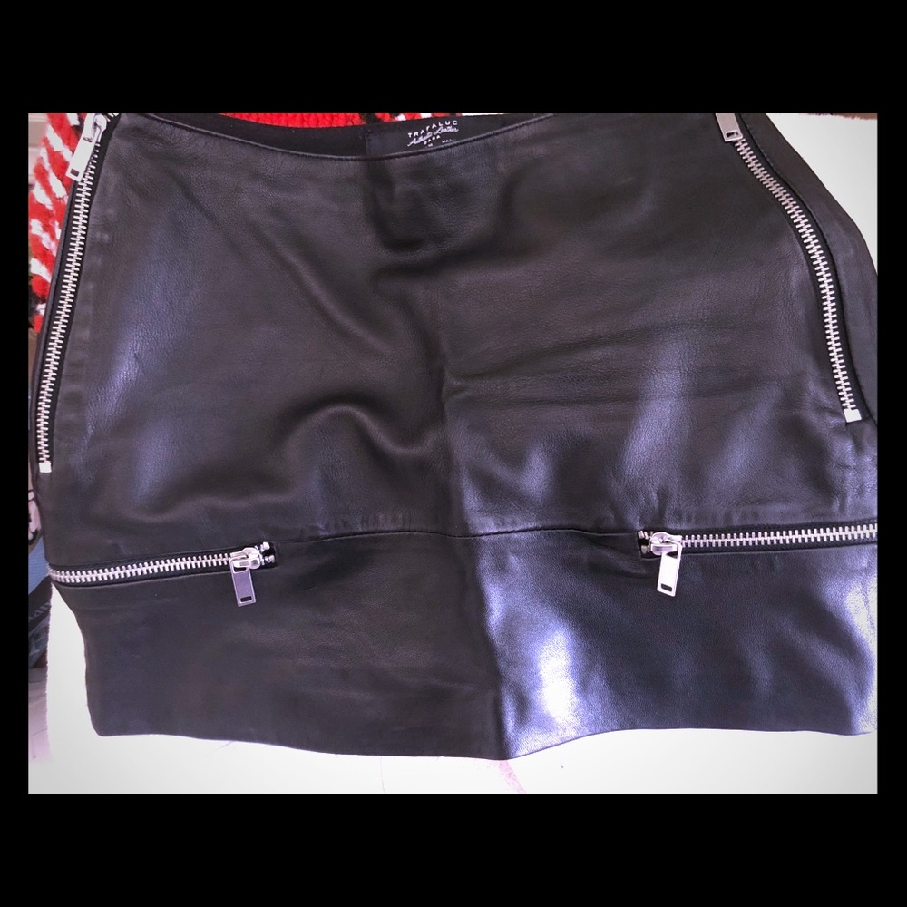 Leather Zara Miniskirt Size S
